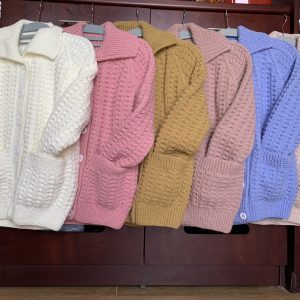 Áo len đan tay túi ngang  nhiều màu